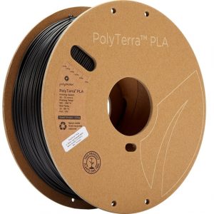 Polymaker - PolyTerra PLA - Noir Charbon (Charcoal black) - 1,75 mm - 1 kg