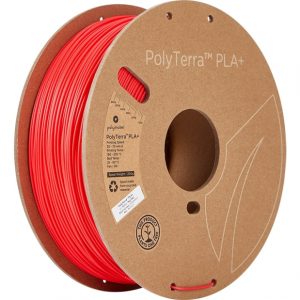 Polymaker - PolyTerra PLA+ - Rouge (red) - 1,75 mm - 1 kg