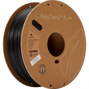Polymaker - PolyTerra PLA+ - Noir (black) - 1,75 mm - 1 kg