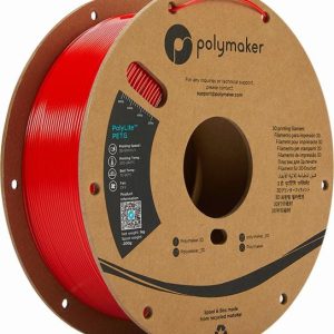 Polymaker - PolyLite PETG - Rouge (Red) - 1,75 mm - 1 kg
