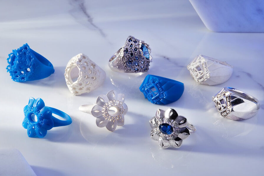 Impression 3D cire perdue joaillerie