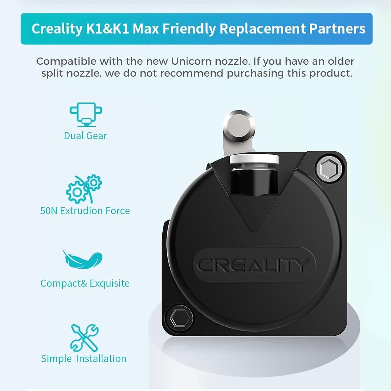 Creality Extrudeur K1 MAX, 50 N Creality Extrudeur K1 MAX, 50 N – Image 2