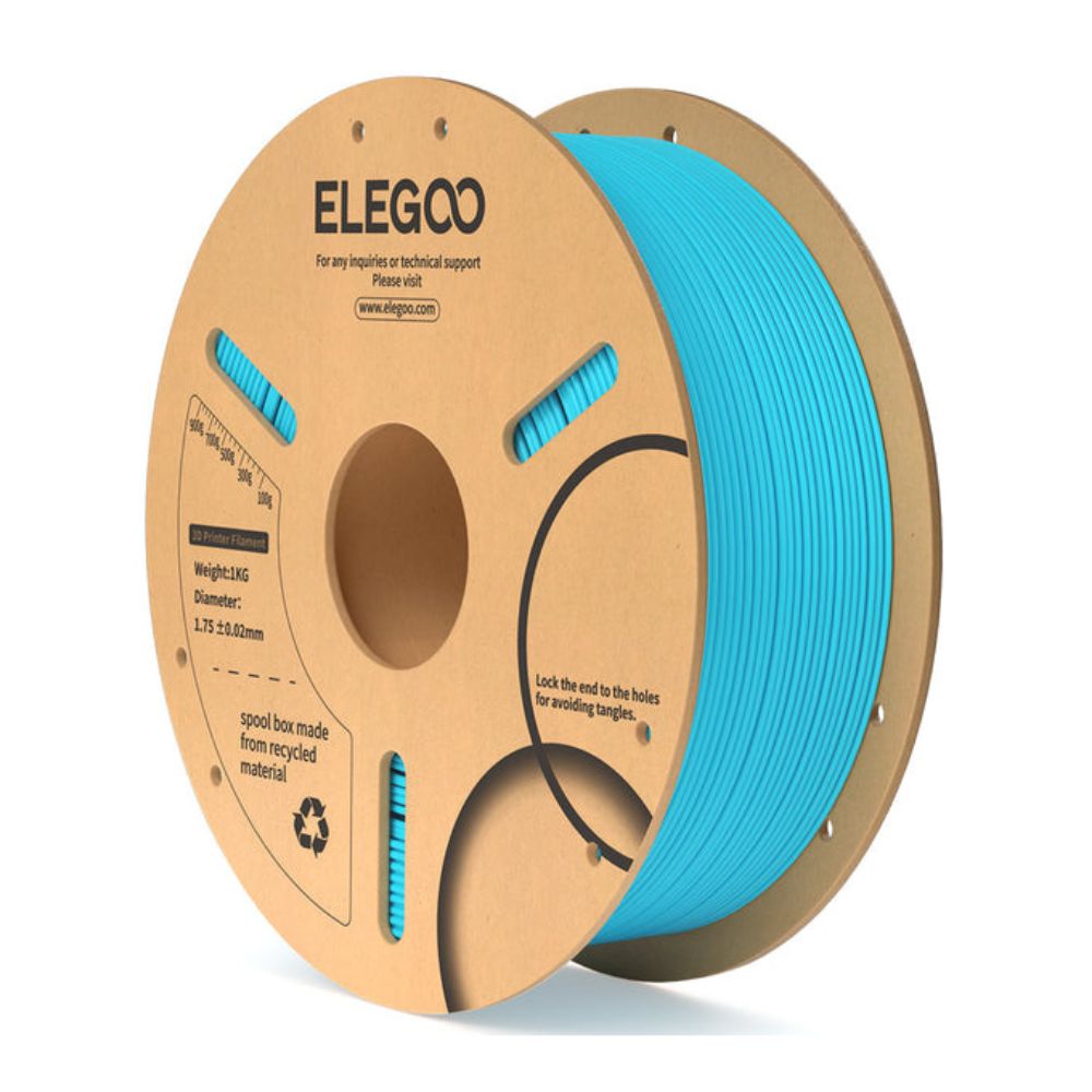 Elegoo - PLA - Bleu Ciel (Sky Blue) - 1,75 mm - 1 kg Filament PLA Elegoo Bleu Ciel (Sky Blue) 1,75 mm bobine 1 kg