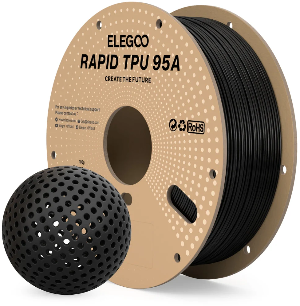 Rapid TPU 95A Filament Elegoo Rapid TPU 95A Filament Elegoo - Imagen 5